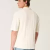 Boxy Short-Sleeve Sweater Polo Boxy Short-Sleeve Sweater Polo