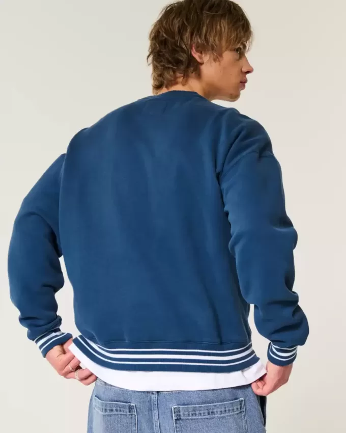 Boxy The Players Golf Graphic Crew Sweatshirt Boxy The Players Golf Graphic Crew Sweatshirt