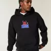Boxy The Rock Graphic Hoodie