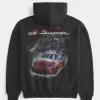 Boxy Toyota Supra Graphic Hoodie