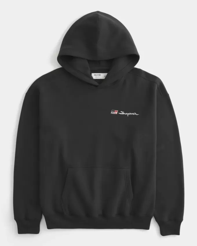 Boxy Toyota Supra Graphic Hoodie