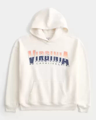 Boxy University of Virginia Cavaliers Graphic Hoodie