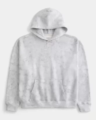 Boxy Wash Effect Hoodie
