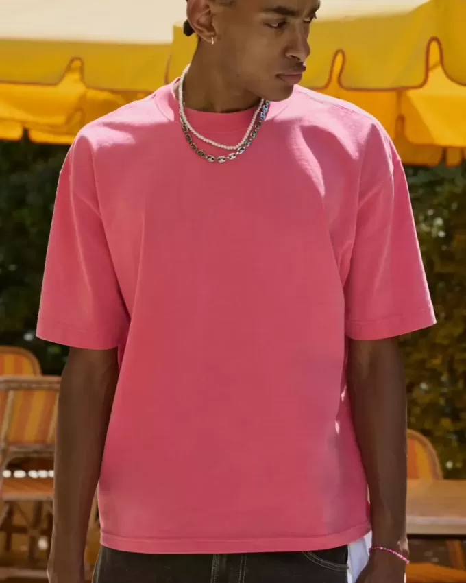 Boxy Washed Heavyweight Crew T-Shirt Boxy Washed Heavyweight Crew T-Shirt