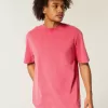 Boxy Washed Heavyweight Crew T-Shirt Boxy Washed Heavyweight Crew T-Shirt