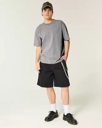 Boxy Washed Heavyweight Crew T-Shirt