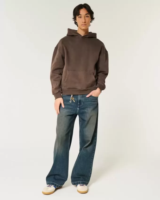 Boxy Washed Hoodie Boxy Washed Hoodie