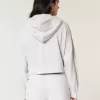 Boxy Zip-Up Hoodie