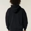 Boxy Zip-Up Hoodie