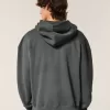 Boxy Zip-Up Hoodie
