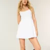 Button-Front Mini Dress