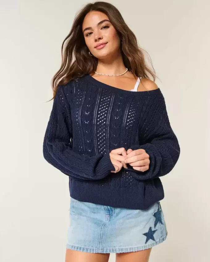 Cable-Knit Sweater