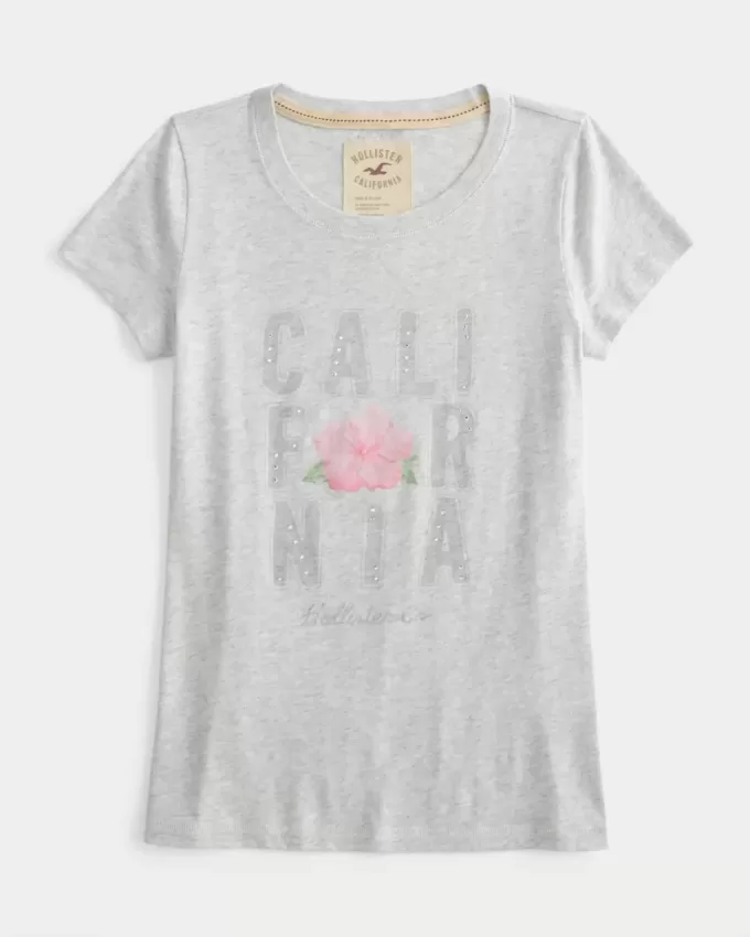 California Logo Graphic Baby Tee