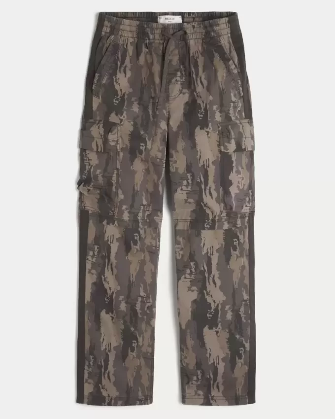 Camo Baggy Cargo Track Pants Camo Baggy Cargo Track Pants