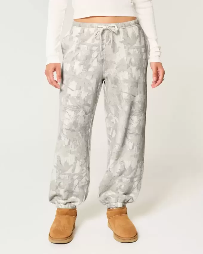 Camo Baggy Fleece Joggers