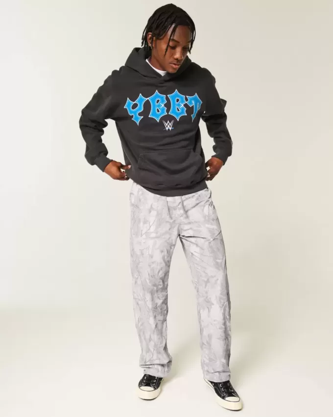 Camo Baggy Track Pants