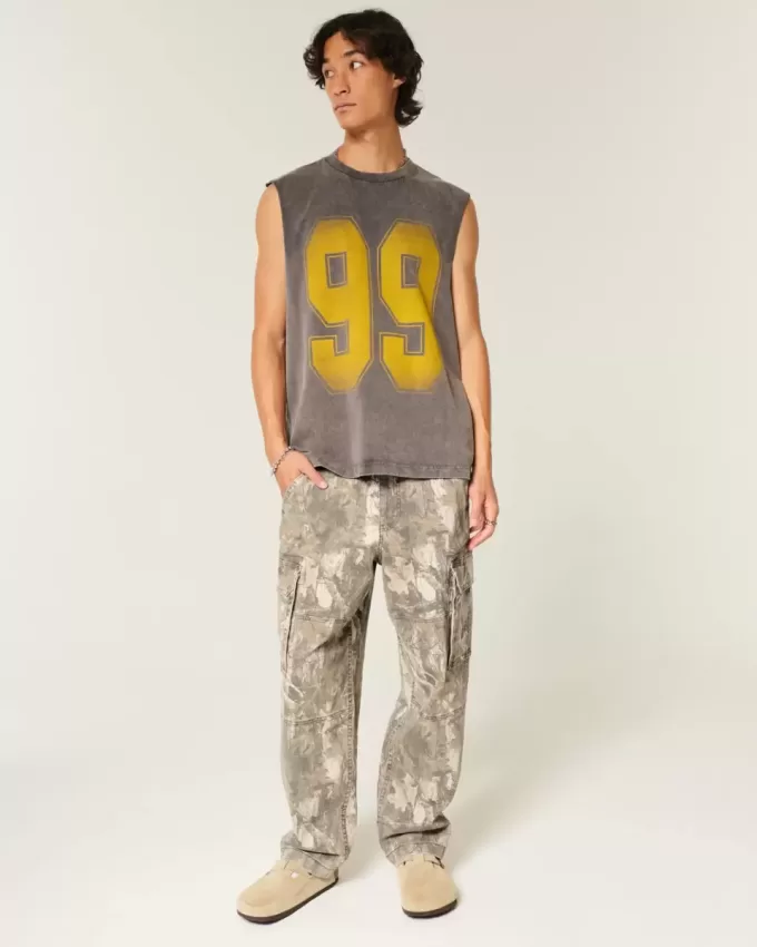 Camo Skater Baggy Cargo Pants