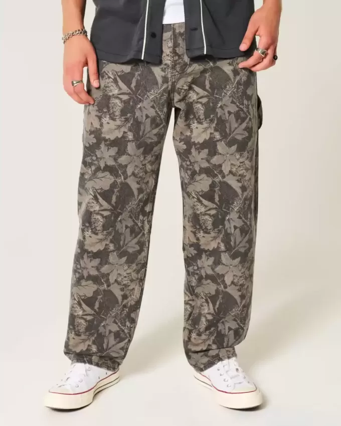 Camo Skater Baggy Painter Jeans