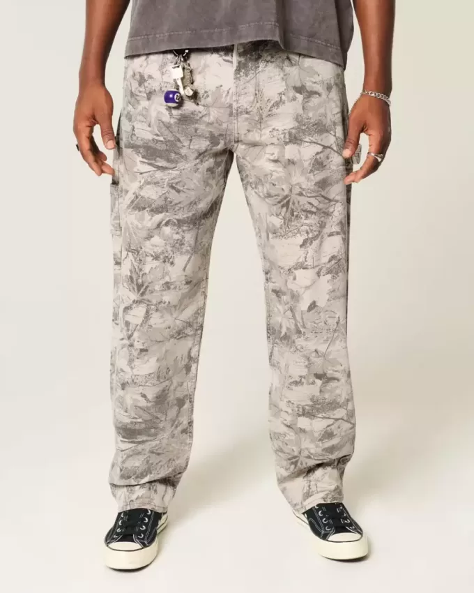 Camo Skater Baggy Painter Jeans