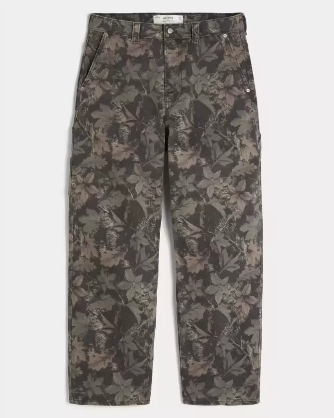 Camo Skater Baggy Painter Jeans