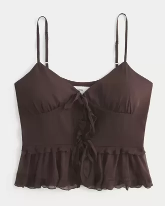 Chiffon Ruffle Cami