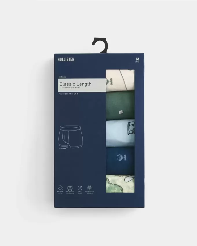 Classic Length Boxer Brief 5-Pack