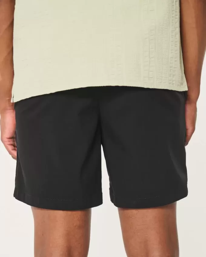 Cooling Flat-Front Shorts 7″