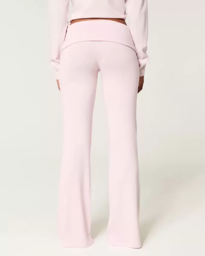 Cozy Knit Foldover Waist Sleep Pants