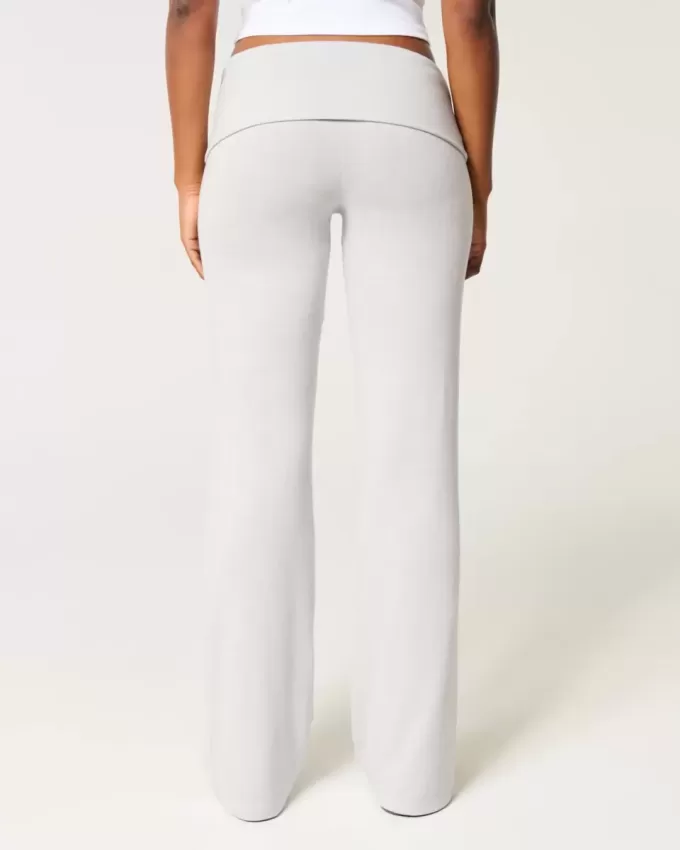 Cozy Knit Foldover Waist Sleep Pants