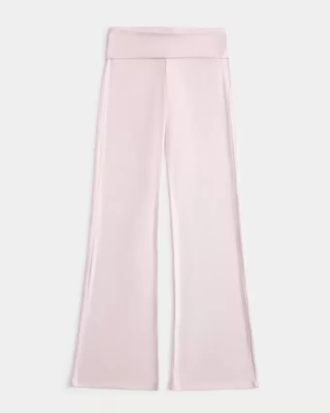 Cozy Knit Foldover Waist Sleep Pants