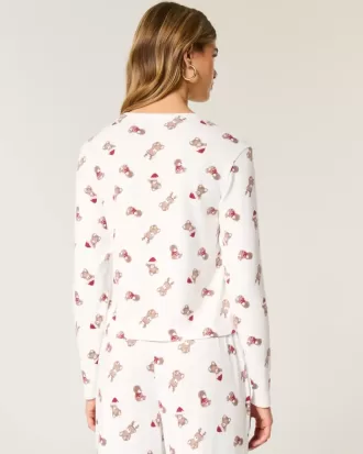 Cozy Long-Sleeve Pajama Shirt