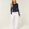 Cozy Ribbed Wide-Leg Pants