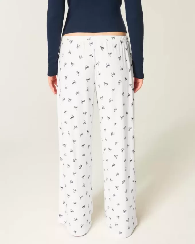 Cozy Ribbed Wide-Leg Pants