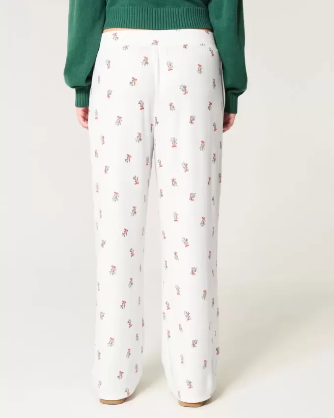 Cozy Wide-Leg Pajama Pants