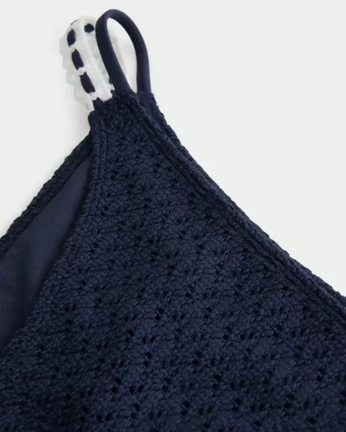 Crochet-Style Cheeky Bikini Bottom