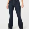 Curvy High-Rise Dark Wash Flare Jeans
