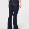 Curvy High-Rise Dark Wash Flare Jeans