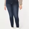 Curvy High-Rise Dark Wash Super Skinny Jeans