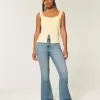 Curvy High-Rise Medium Wash Flare Jeans Curvy High-Rise Medium Wash Flare Jeans