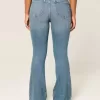 Curvy High-Rise Medium Wash Flare Jeans Curvy High-Rise Medium Wash Flare Jeans