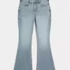 Curvy High-Rise Medium Wash Flare Jeans