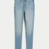 Curvy High-Rise Medium Wash Super Skinny Jeans