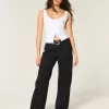 Curvy Low-Rise Black Baggy Jeans