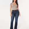 Curvy Mid-Rise Dark Wash Boot Jeans