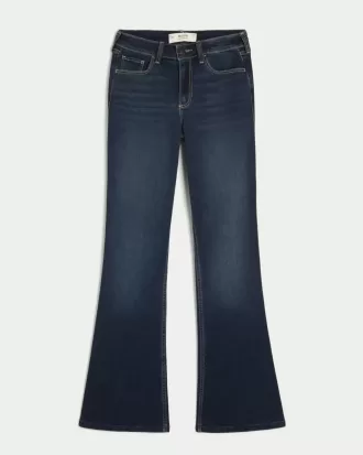 Curvy Mid-Rise Dark Wash Boot Jeans