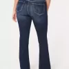 Curvy Mid-Rise Dark Wash Boot Jeans