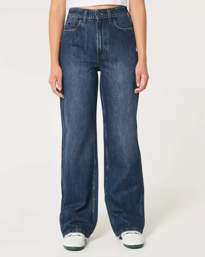 Curvy Ultra High-Rise Dark Wash Baggy Jeans Curvy Ultra High-Rise Dark Wash Baggy Jeans