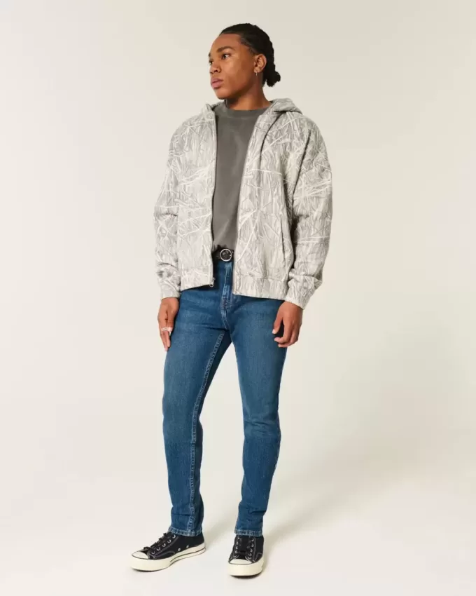 Dark Wash Athletic Skinny Jeans