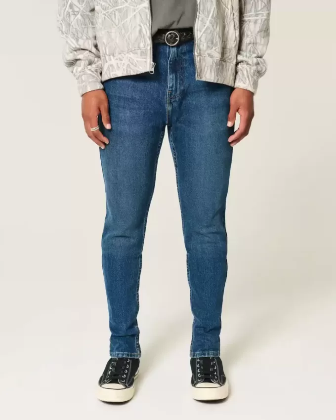 Dark Wash Athletic Skinny Jeans