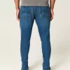 Dark Wash Athletic Skinny Jeans